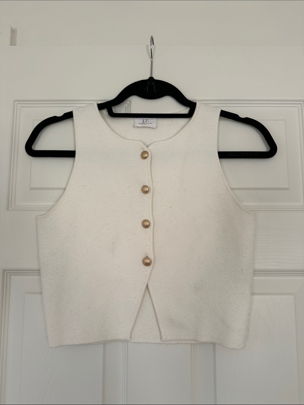 Crop Sweater Vest